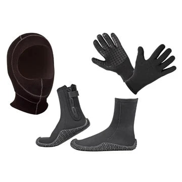 SCUBA Boots, Gloves, Hoods