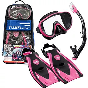 TUSA Sport Adults Snorkel Travel Set